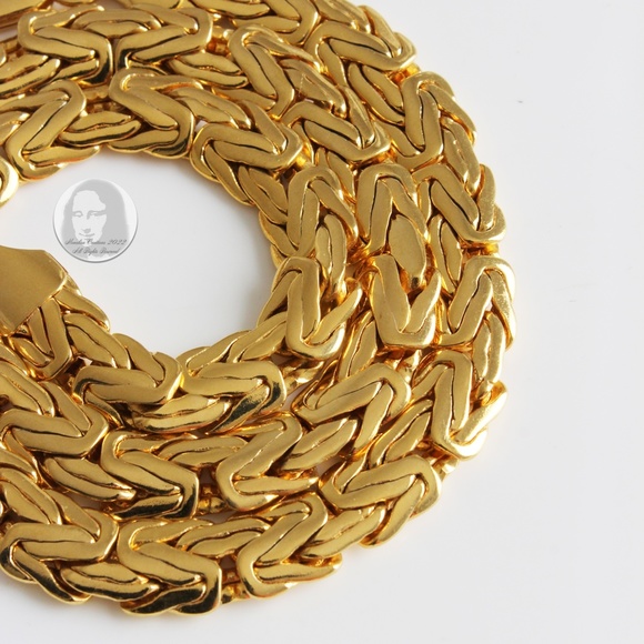 Premier Designs Gold Metal Necklace Chunky V-Shape Costume Jewelry - Picture 4 of 7